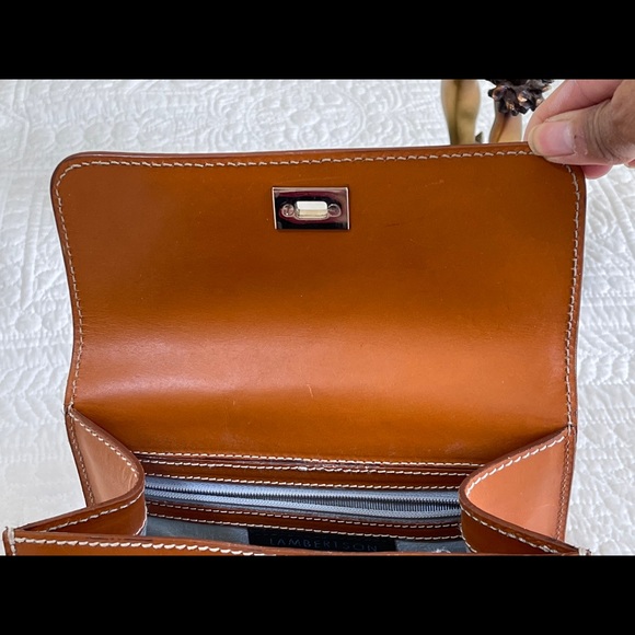 Lamberston Truex Mini Bag Calf Leather Handbag - Picture 9 of 16